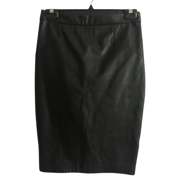 Dynamite Dresses & Skirts - Dynamite Black Faux Leather Skirt  Size XS